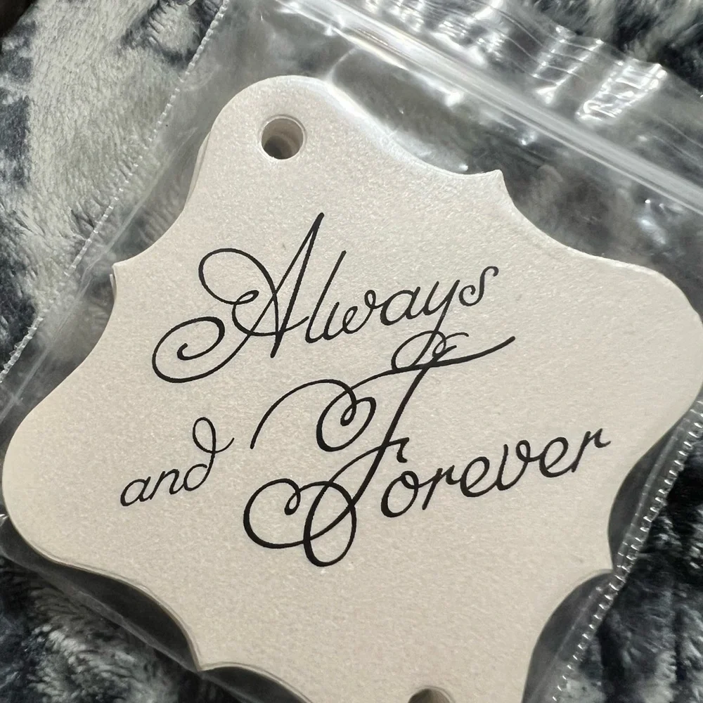 140 Wedding Favors Sparkler/glow Stick Tags Say “Always and Forever” Labels New